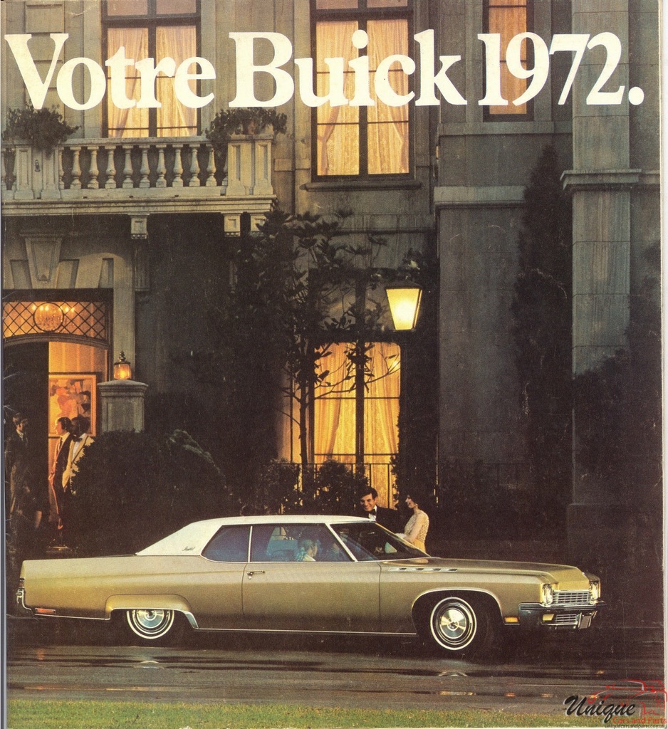 1972 Buick French-Canadian Brochure